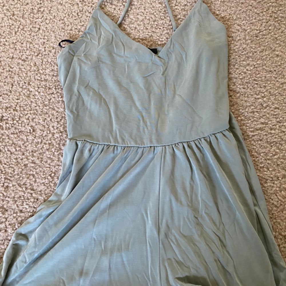 green romper